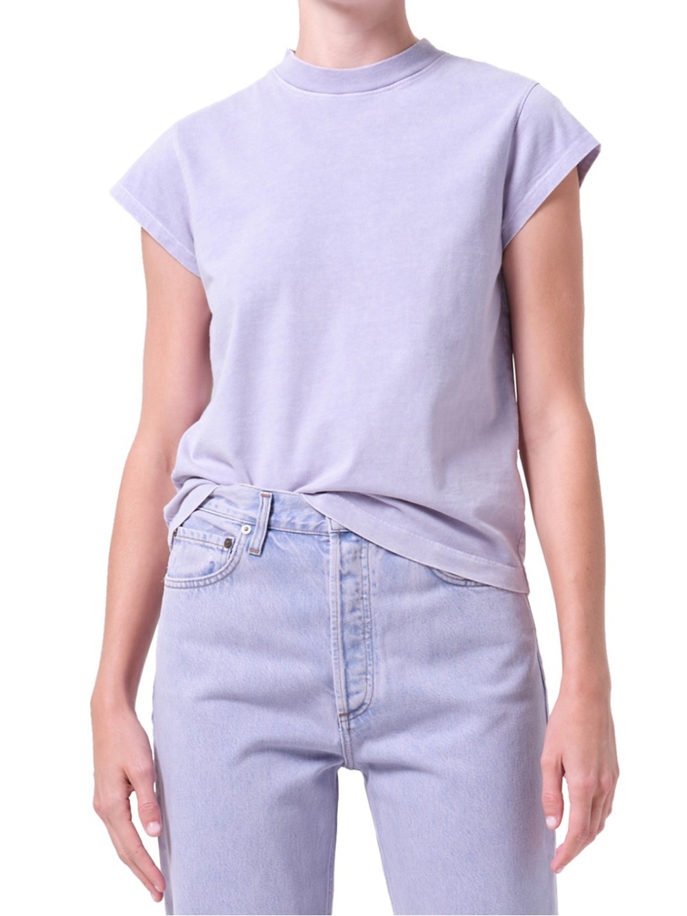 Agolde Bryce cap sleeve tee